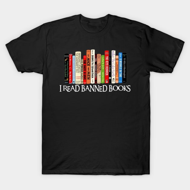 I Read Banned Books T-Shirt by Xtian Dela ✅